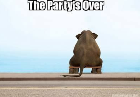 The Party's Over