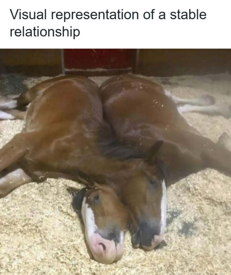 Visual representation of a stable relationship