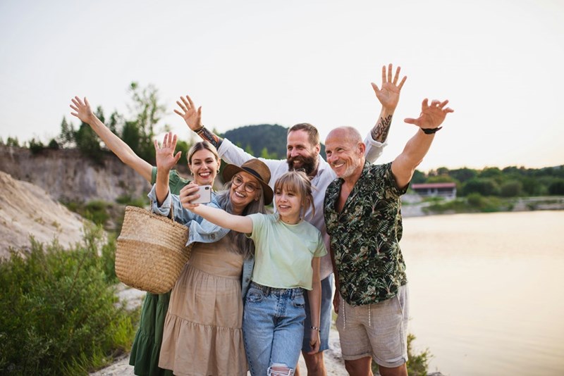 Family on vacation