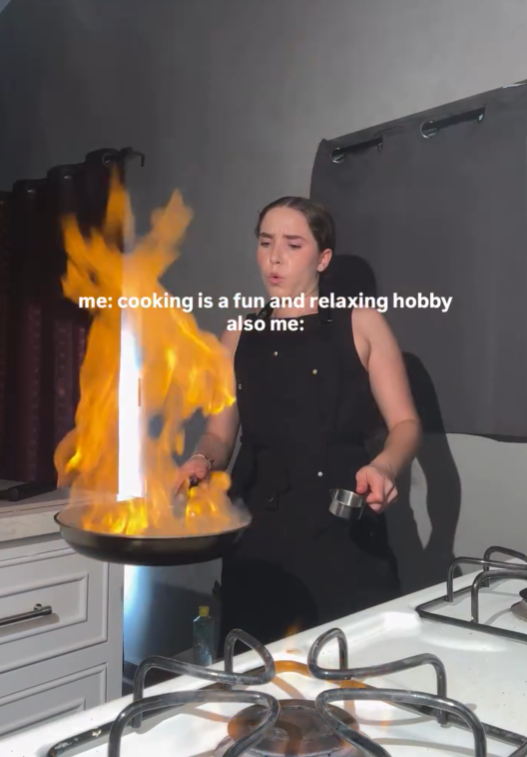 me: cooking is a fun and relaxing hobby also me: