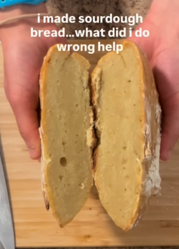 i made sourdough bread...what did i do wrong help
