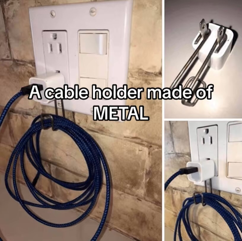 A cable holder made of METAL