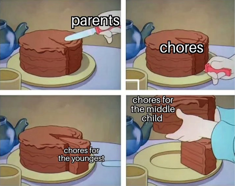 parents chores chores for the youngest chores for the middle child