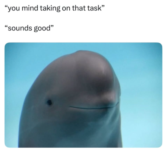 "you mind taking on that task" "sounds good"