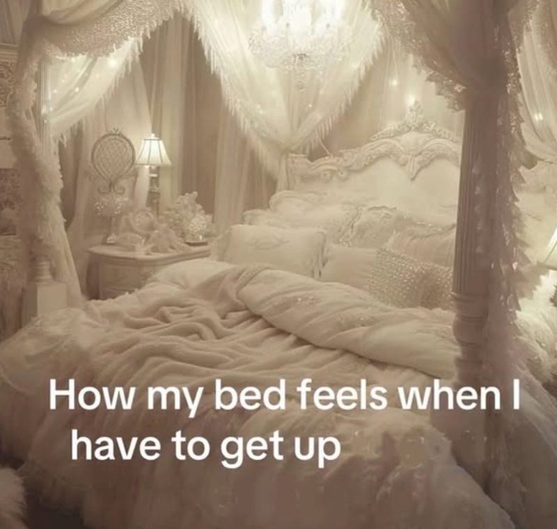 How my bed feels when have to get up