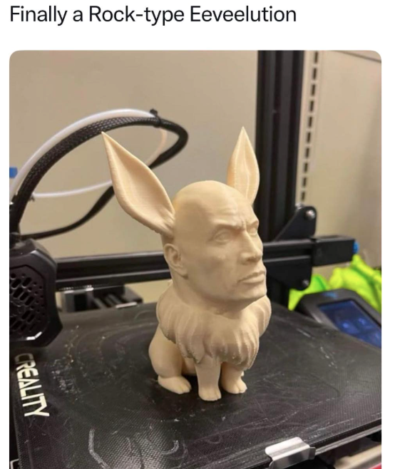 Finally a Rock-type Eeveelution CREALITY