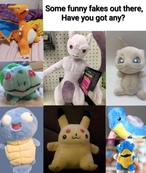 Some funny fakes out there, Have you got any? PIKACHU