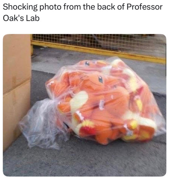 Shocking photo from the back of Professor Oak's Lab