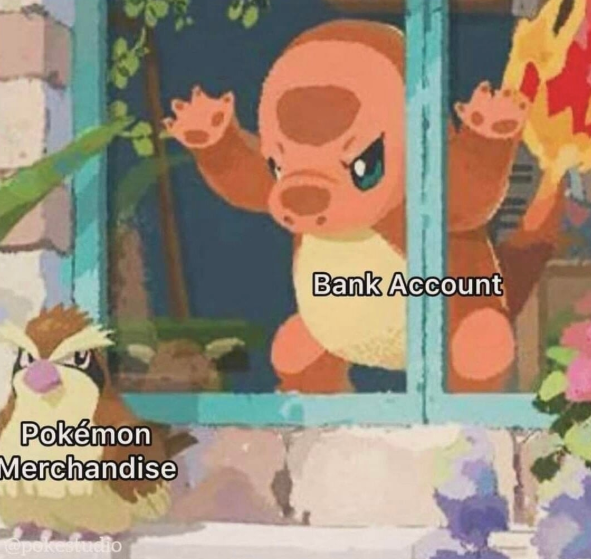 Pokémon Merchandise @pokestudio Bank Account