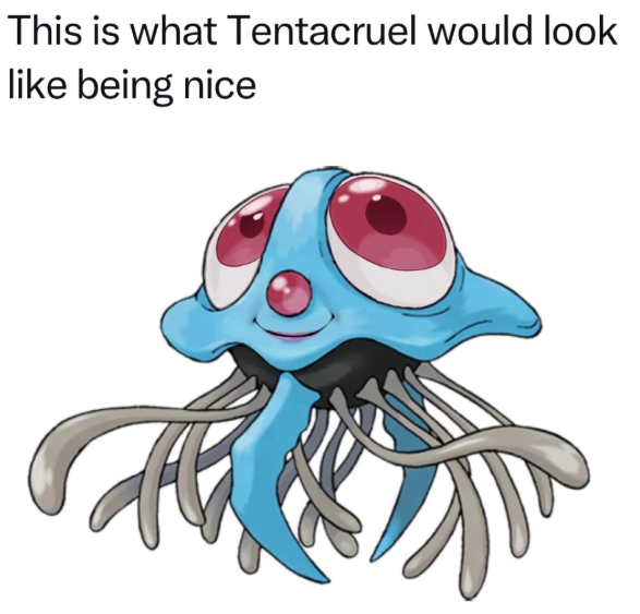 This is what Tentacruel would look like being nice
