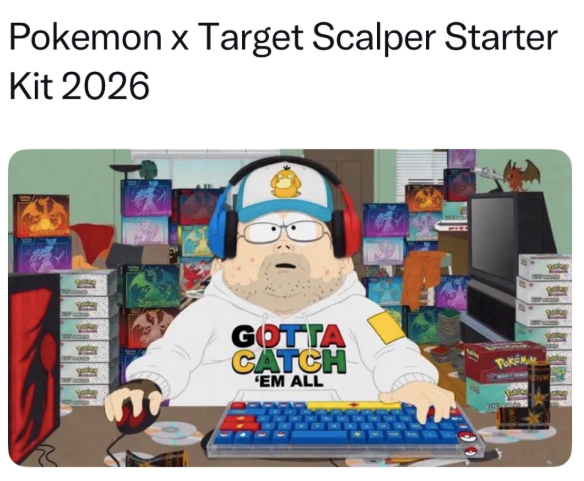 Pokemon x Target Scalper Starter Kit 2026 GOTTA CATCH 'EM ALL Pokém