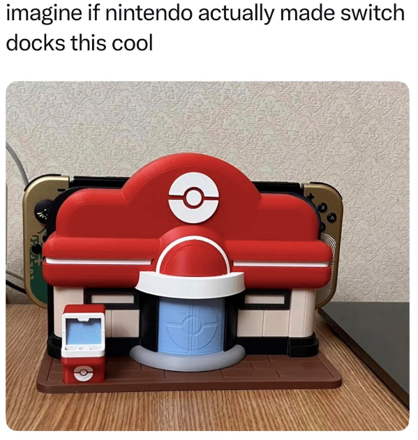 imagine if nintendo actually made switch docks this cool
