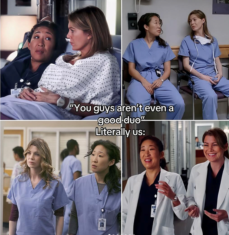 "You guys aren't even a good duo" Literally us: