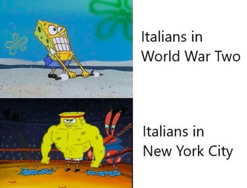 Italians in World War Two Italians in New York City