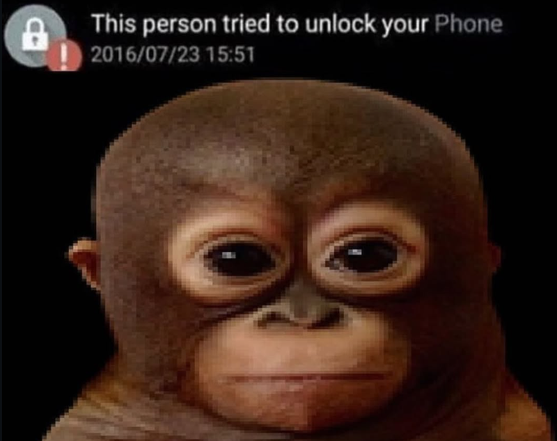 8 This person tried to unlock your Phone 2016/07/23 15:51
