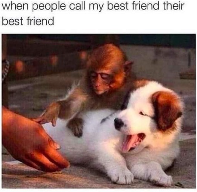 when people call my best friend their best friend