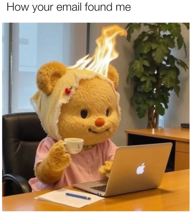 How your email found me