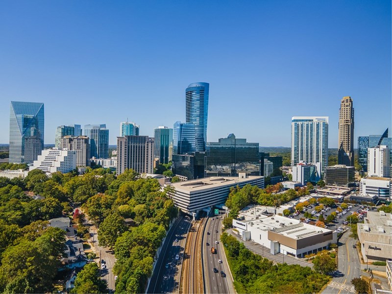 Atlanta Georgia skyline.