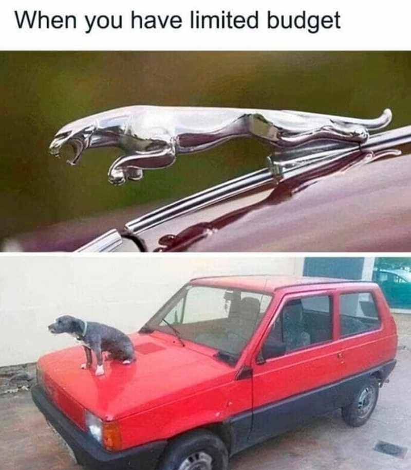 When you have limited budget