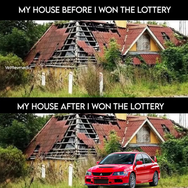 MY HOUSE BEFORE I WON THE LOTTERY Vell9evmedia MY HOUSE AFTER I WON THE LOTTERY