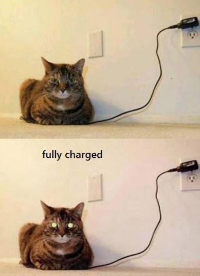fully charged