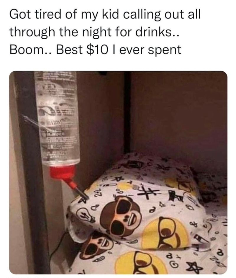 Got tired of my kid calling out all through the night for drinks.. Boom.. Best $10 I ever spent a