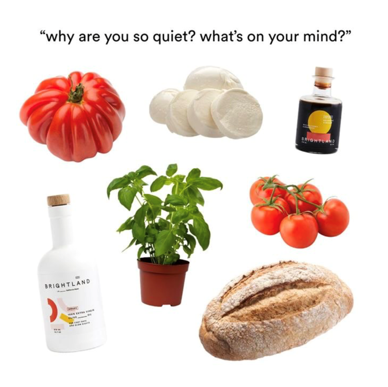 "why are you so quiet? what's on your mind?" BRIGHTLAND BUVE BRIGHTLAND