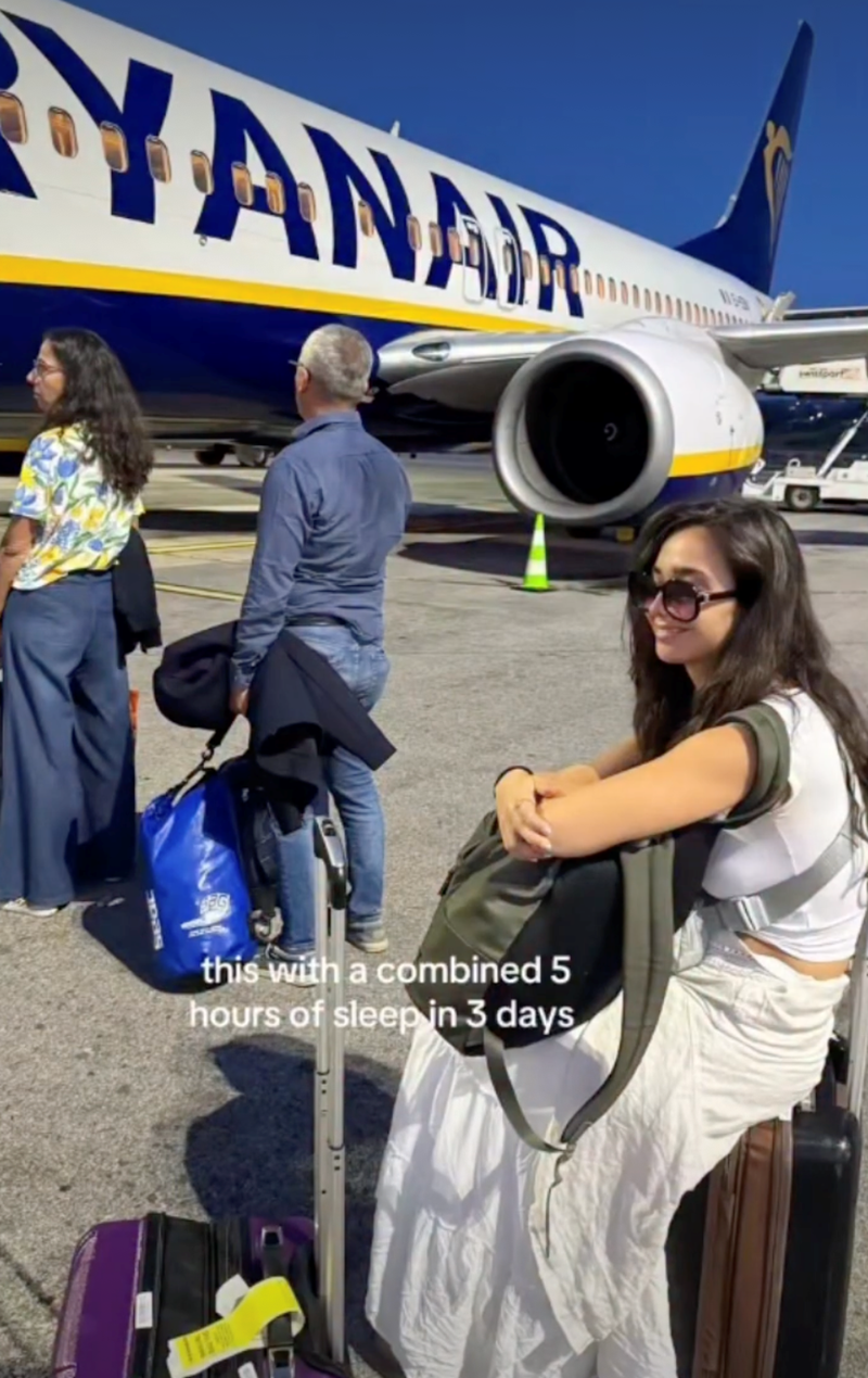 YANAIR 8135 this with a combined 5 hours of sleep in 3 days