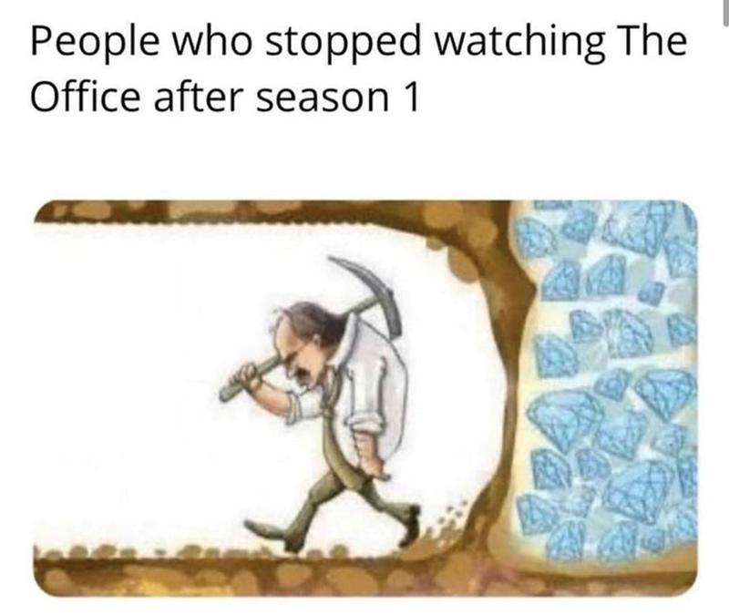 People who stopped watching The Office after season 1