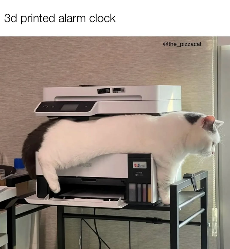 3d printed alarm clock BaRank 16465 @the_pizzacat
