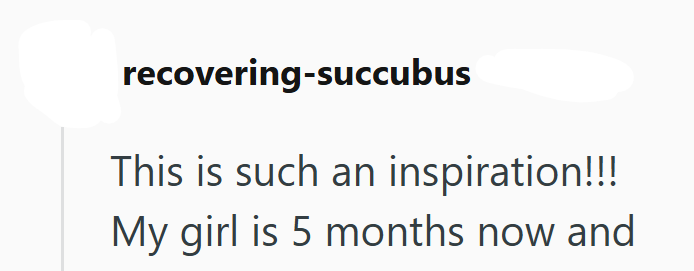 recovering-succubus This is such an inspiration!!! My girl is 5 months now and