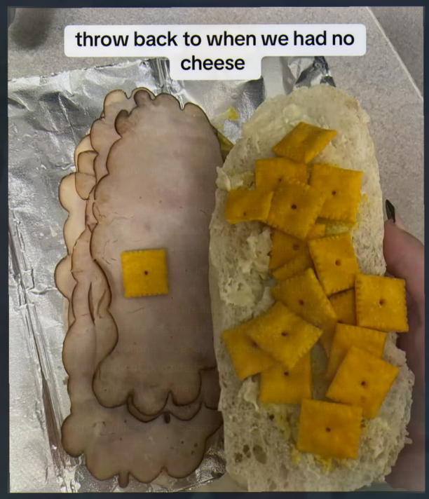 throw back to when we had no cheese idade