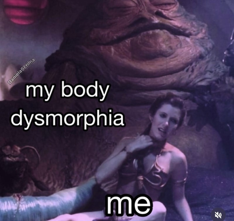 Daniela Scrima my body dysmorphia me F1