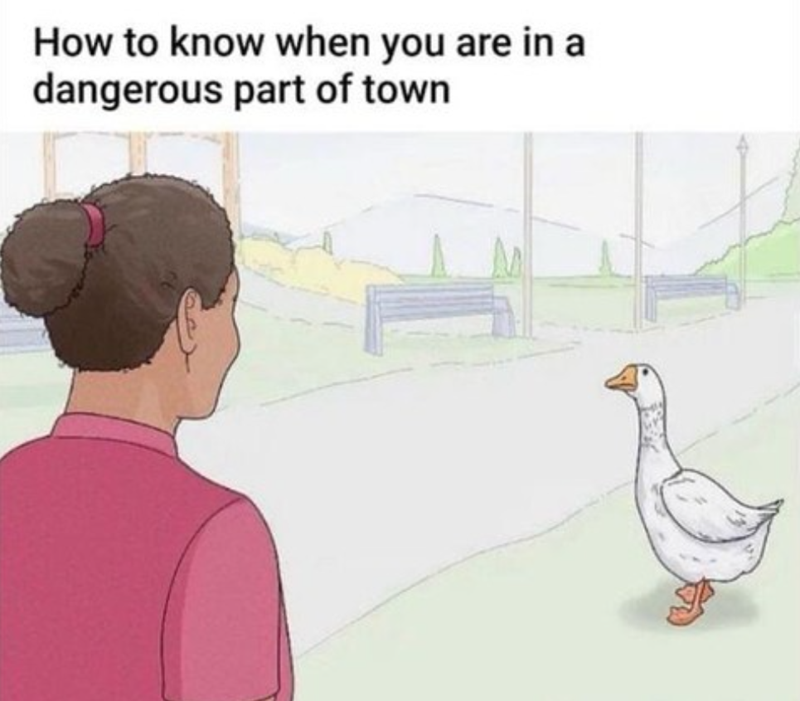 How to know when you are in a dangerous part of town