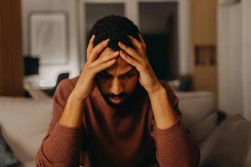 Stressed and focused and unsure what to do.