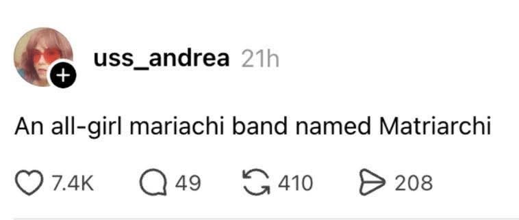 uss_andrea 21h + An all-girl mariachi band named Matriarchi ❤7.4K Q 49 410 208