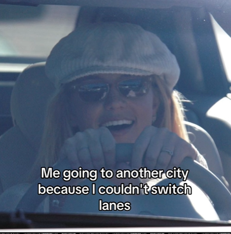 Me going to another city because I couldn't switch lanes