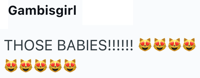 Gambisgirl THOSE BABIES!!!!!!