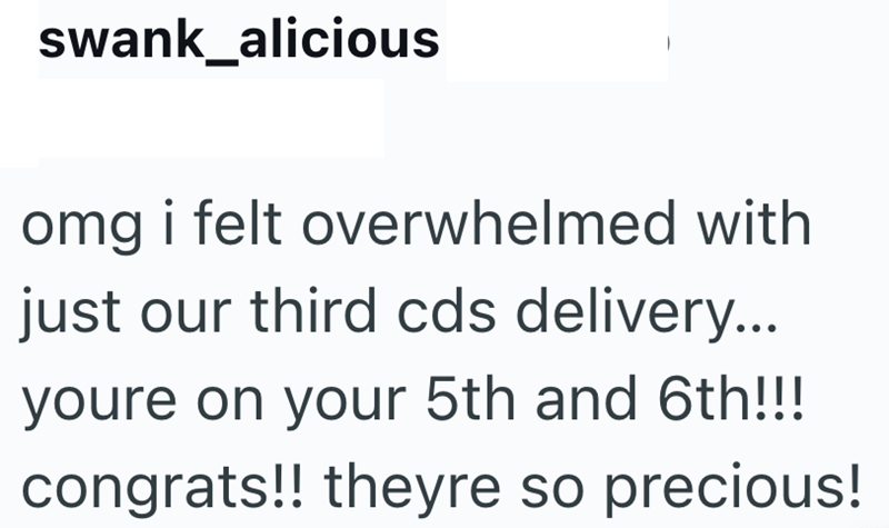 swank_alicious omg i felt overwhelmed with just our third cds delivery... youre on your 5th and 6th!!! congrats!! theyre so precious!