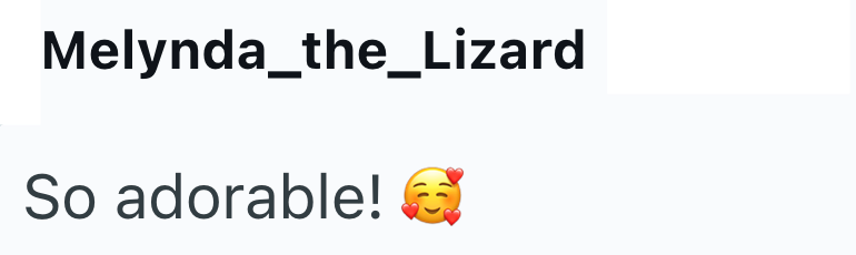 Melynda_the_Lizard So adorable!