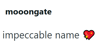 mooongate impeccable name