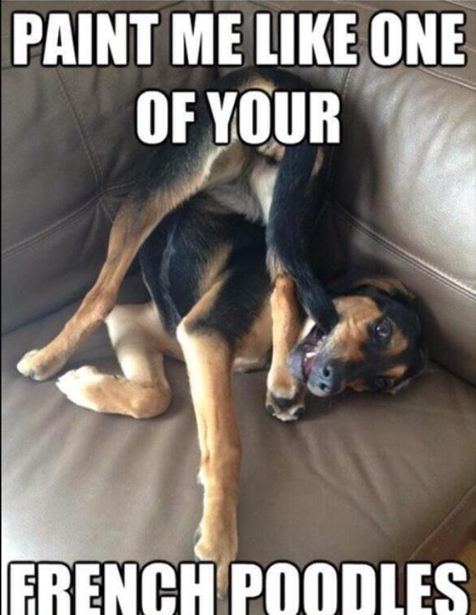 PAINT ME LIKE ONE OF YOUR FRENCH POODLES