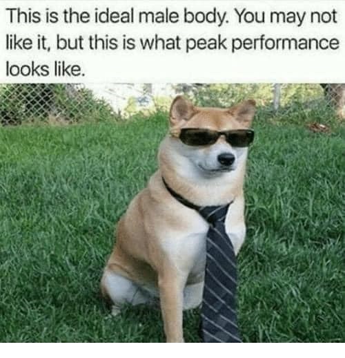 This is the ideal male body. You may not like it, but this is what peak performance looks like.