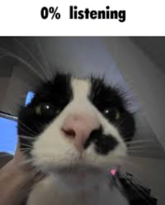0% listening