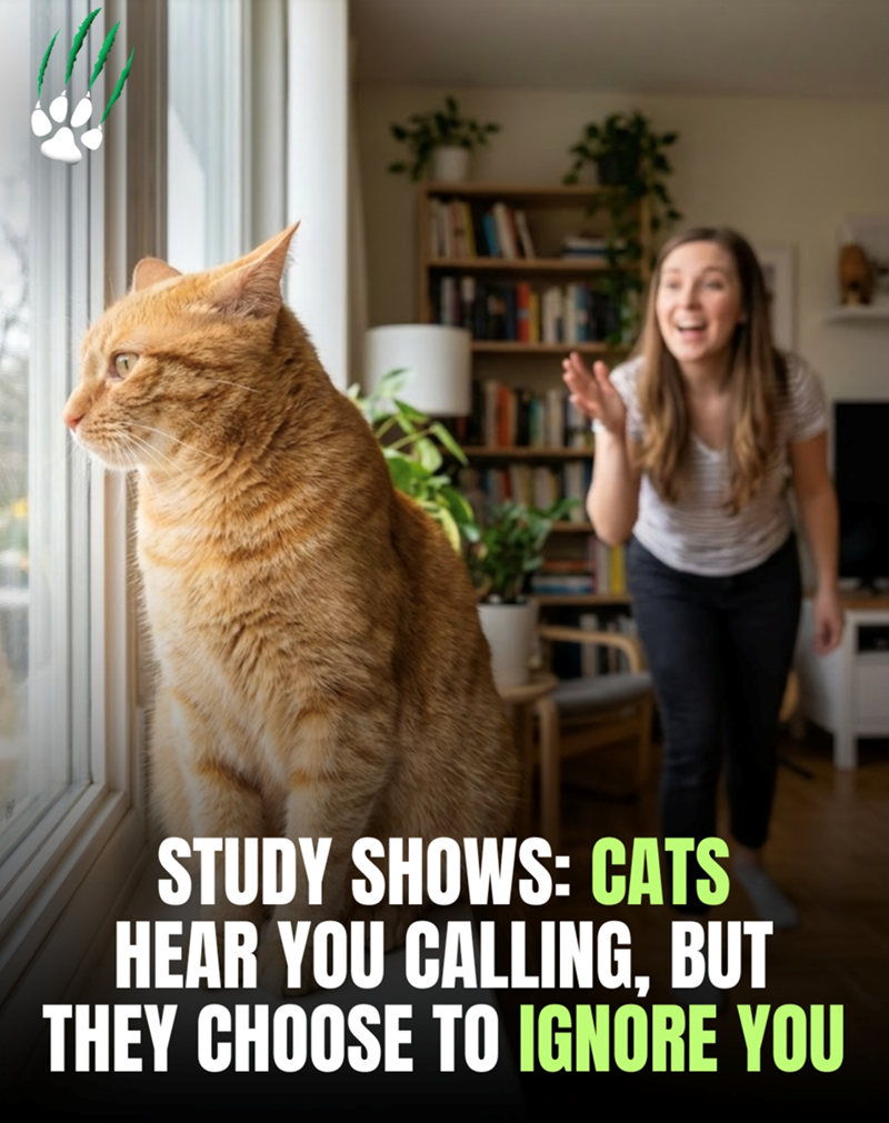 STUDY SHOWS: CATS HEAR YOU CALLING, BUT THEY CHOOSE TO IGNORE YOU