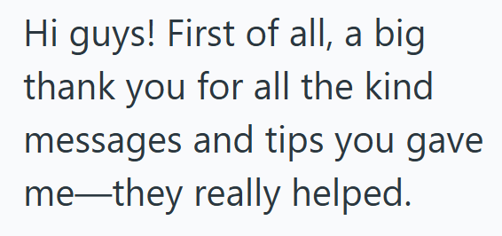 Hi guys! First of all, a big thank you for all the kind messages and tips you gave me-they really helped.