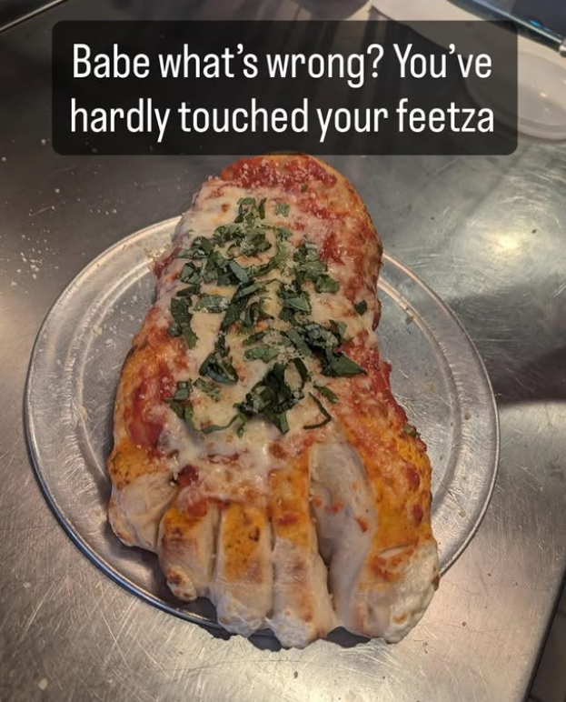 Babe what's wrong? You've hardly touched your feetza
