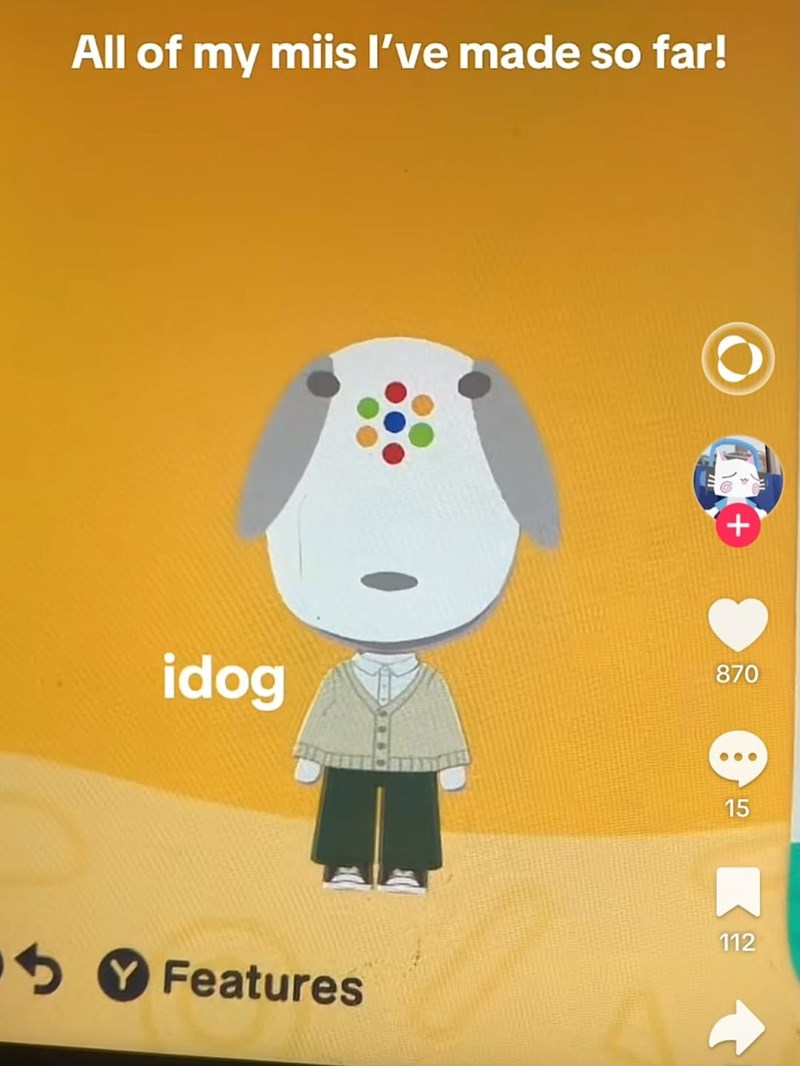 All of my miis I've made so far! לי idog + 870 15 112 Features