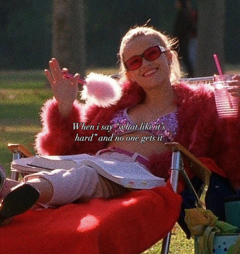 When i say "what like it's hard" and no one gets it