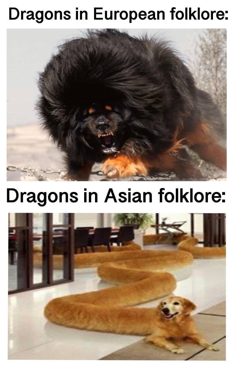 Dragons in European folklore: Dragons in Asian folklore: